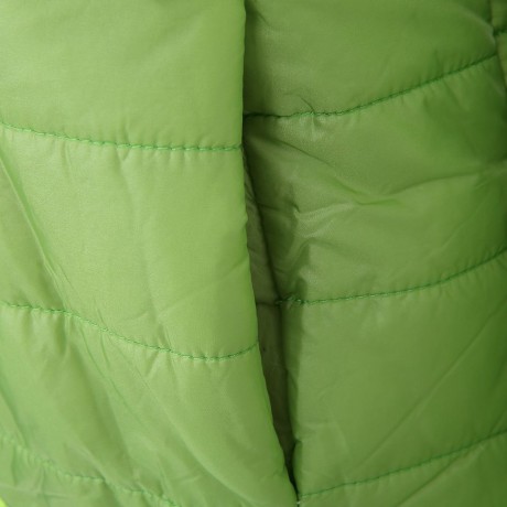 STYLISH HOODED LONG SLEEVE CANDY COLOR ZIPPERED WOMEN'S COAT (GREEN, SIZE S/M/L/XL)