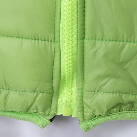 STYLISH HOODED LONG SLEEVE CANDY COLOR ZIPPERED WOMEN'S COAT (GREEN, SIZE S/M/L/XL)