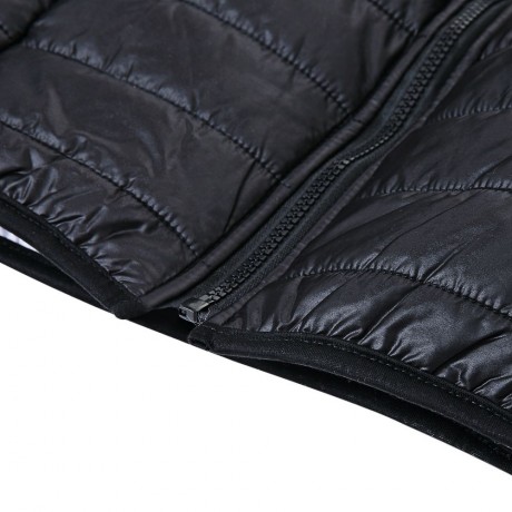 STYLISH HOODED LONG SLEEVE CANDY COLOR ZIPPERED WOMEN'S COAT (BLACK, SIZE S/M/L/XL)