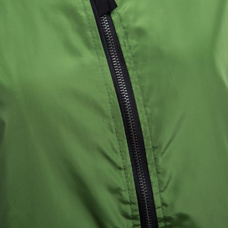 ZIPPED ROUND COLLAR SOLID COLOR SHORT COAT FOR LADIES (PEA GREEN, SIZE S/M/L/XL)