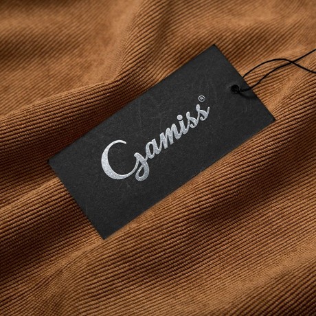 TURN-DOWN COLLAR LONG SLEEVE CORDUROY LOOSE BLOUSE FOR LADIES (KHAKI, SIZE S/M/L)