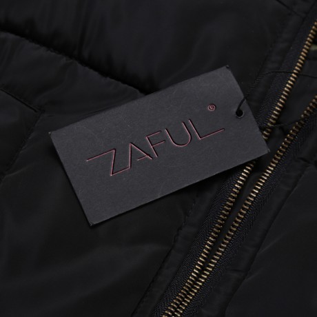 TRENDY HOODED POCKET DESIGN PADDED COAT FOR WOMEN (BLACK, SIZE M/L/XL/2XL)