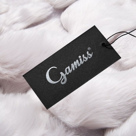 FASHIONABLE ROUND NECK SLEEVELESS PURE COLOR FAUX FUR WAISTCOAT FOR WOMEN (SNOW WHITE, SIZ