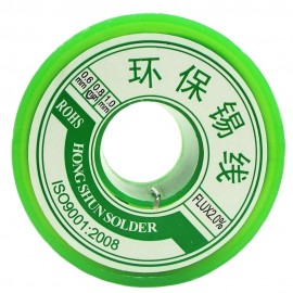 PROFESSIONAL FLUX SOLDER WIRE REEL LEAD FREE 0.7CU FLU 2 PERCENT 0.8MM DIAMETER