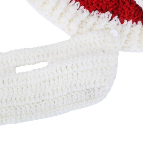 MULTIPURPOSE KNIT WINDPROOF WARM UNISEX CHRISTMAS HAT (WHITE)