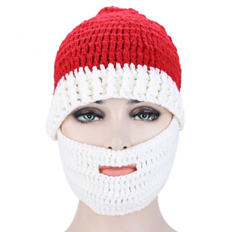 MULTIPURPOSE KNIT WINDPROOF WARM UNISEX CHRISTMAS HAT (WHITE)