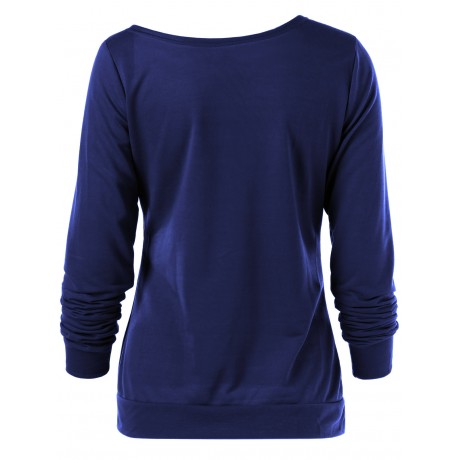 MERRY CHRISTMAS BITCHES GRAPHIC SWEATSHIRT (DEEP BLUE, SIZE S/M/L/XL)