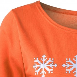 MERRY CHRISTMAS BITCHES GRAPHIC SWEATSHIRT (ORANGE, SIZE S/M/L/XL)