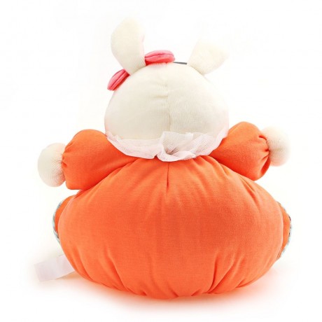 METOO STUFFED PLUSH DOLL TOY BIRTHDAY CHRISTMAS GIFT FOR BABY (ORANGEPINK)