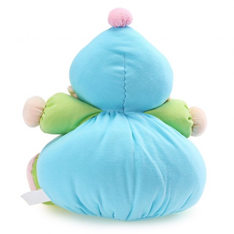 METOO STUFFED PLUSH DOLL TOY BIRTHDAY CHRISTMAS GIFT FOR BABY (LAKE BLUE)