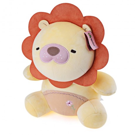 METOO ANIMAL PLUSH DOLL TOY BIRTHDAY CHRISTMAS GIFT FOAM GRANULE FILLER (DAFFODIL)