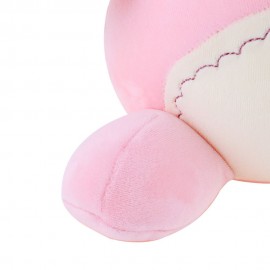 METOO ANIMAL PLUSH DOLL TOY BIRTHDAY CHRISTMAS GIFT FOAM GRANULE FILLER (SHALLOW PINK)