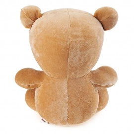 METOO ANIMAL PLUSH DOLL TOY BIRTHDAY CHRISTMAS GIFT FOAM GRANULE FILLER (BROWN)