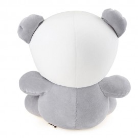 METOO ANIMAL PLUSH DOLL TOY BIRTHDAY CHRISTMAS GIFT FOAM GRANULE FILLER (DEEP GRAY)
