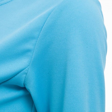 ELEGANT CASUAL ROUND COLLAR LONG SLEEVE SOLID PLUS SIZE WOMEN DRESS (LIGHT BLUE, SIZE S/M/