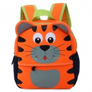 COLORFUL CARTOON ANIMAL DESIGN WATERPROOF DURABLE SCHOOL BAG FOR CHILDREN (TIGER)