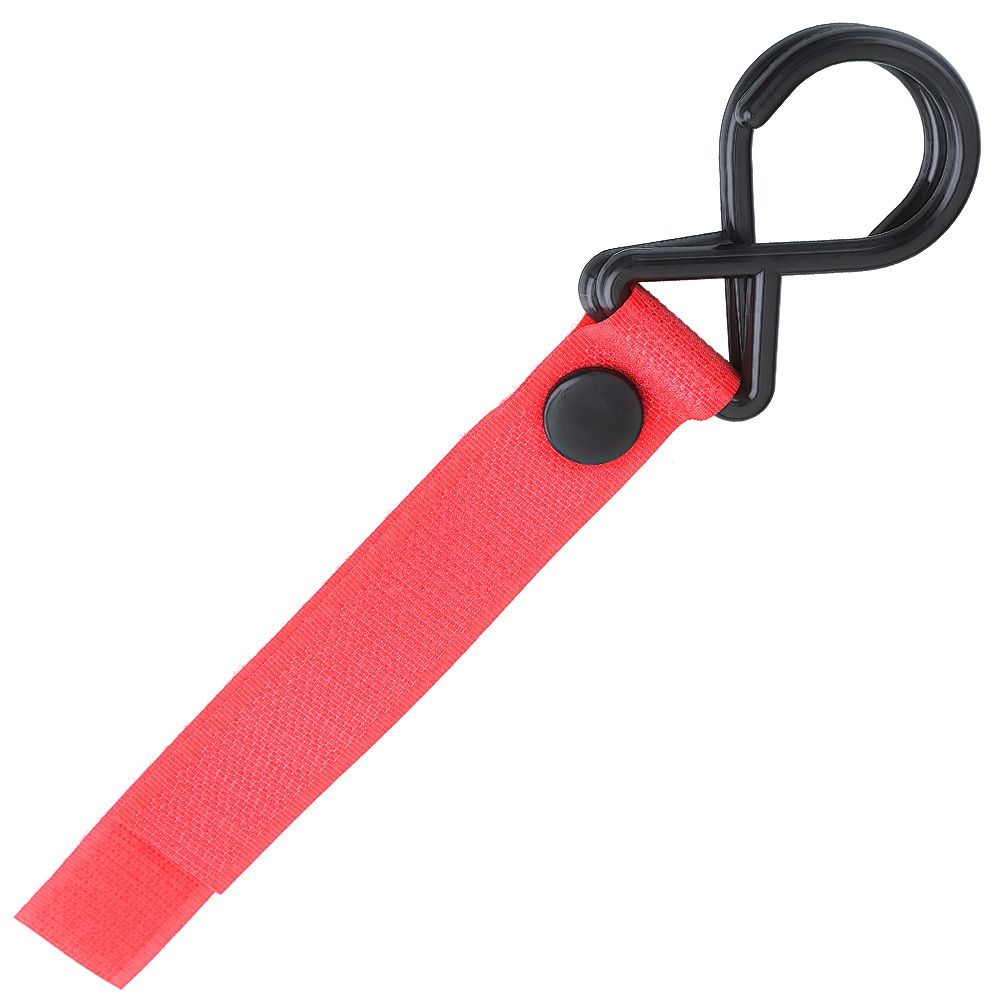 PORTABLE HIGH TOUGHNESS BABIES STROLLER HOUSEHOLD HOOK (RED)