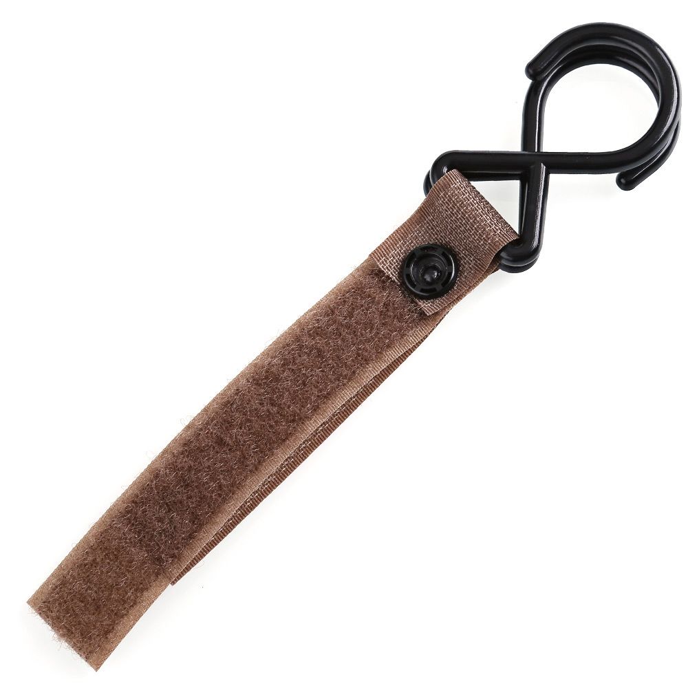 PORTABLE HIGH TOUGHNESS BABIES STROLLER HOUSEHOLD HOOK (LIGHT COFFEE)