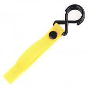 PORTABLE HIGH TOUGHNESS BABIES STROLLER HOUSEHOLD HOOK (YELLOW)