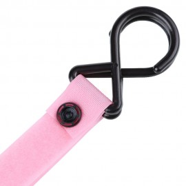 PORTABLE HIGH TOUGHNESS BABIES STROLLER HOUSEHOLD HOOK (LIGHT PINK)