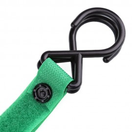 PORTABLE HIGH TOUGHNESS BABIES STROLLER HOUSEHOLD HOOK (EMERALD)