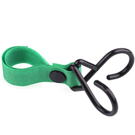 PORTABLE HIGH TOUGHNESS BABIES STROLLER HOUSEHOLD HOOK (EMERALD)