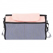 CONVENIENT CHILD CART LARGE STORAGE MOTHER BAG (PINK)