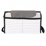 CONVENIENT CHILD CART LARGE STORAGE MOTHER BAG (BLACK)