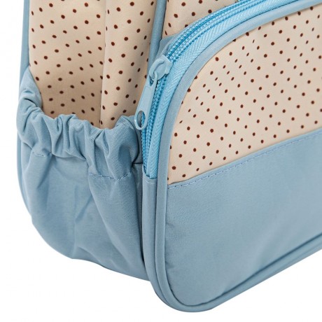 5PCS MULTIFUNCTIONAL DOT NAPPY CHANGING MUMMY HANDBAG DIAPER PAD FEEDING BOTTLE HOLDER FOO
