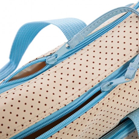 5PCS MULTIFUNCTIONAL DOT NAPPY CHANGING MUMMY HANDBAG DIAPER PAD FEEDING BOTTLE HOLDER FOO