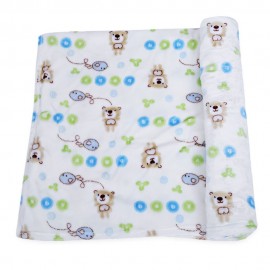 SUPER SOFT CHILDREN CARTOON PRINT PLUS SIZE BLANKET (LITTLE BEAR)