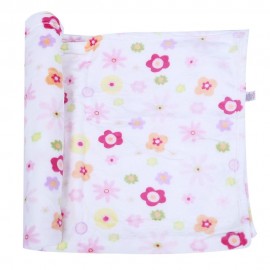 SUPER SOFT CHILDREN CARTOON PRINT PLUS SIZE BLANKET (COLORFUL FLOWER)