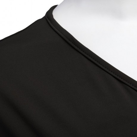 SIMPLE STYLE WOMEN'S PLUS SIZE BAT SLEEVE V NECK PURE COLOR T-SHIRT (BLACK, SIZE XL/2XL/3X