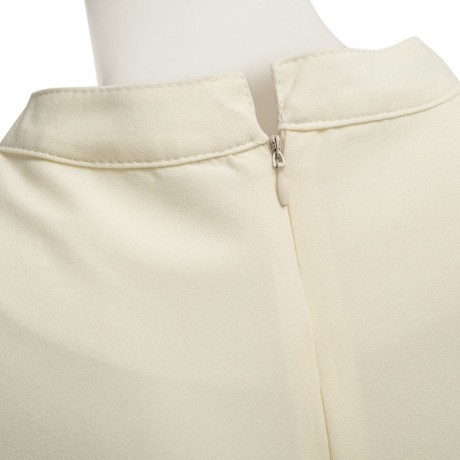 CASUAL HALTER FLARE SLEEVE PLUS SIZE LOOSE SHIRT FOR WOMEN (WHITE, SIZE XL/2XL/3XL/4XL/5XL
