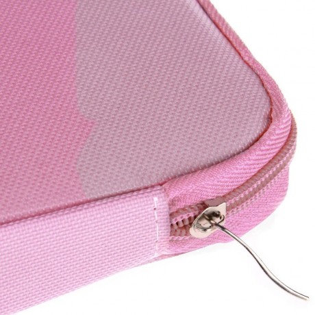 SOLID ZIPPER DESIGN MULTI FUNCTION CARD BAGS FOR MEN WOMEN (PINK)