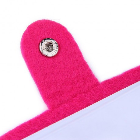 SOLID HASP DESIGN SOFT FELT CUTTING FERRULE FOR MEN WOMEN (ROSE)