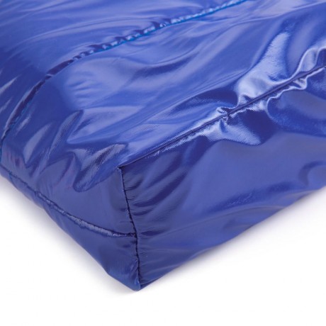 SIMPLE DESIGN SOLID COLOR TOTE BAG FOR LADIES (BLUE)