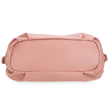 TASSEL SOLID COLOR ZIPPER HOOK FASTENER SLIDE BUCKLE SHOULDER MESSENGER HANDBAG FOR WOMEN 