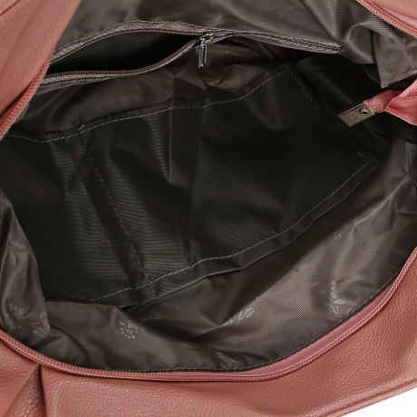 TASSEL SOLID COLOR ZIPPER HOOK FASTENER SLIDE BUCKLE SHOULDER MESSENGER HANDBAG FOR WOMEN 