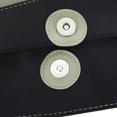 STYLISH 2PCS PU LEATHER PURE COLOR MULTIFUNCTIONAL STRAP WOMEN BUCKET BAG (LIGHT GREEN)