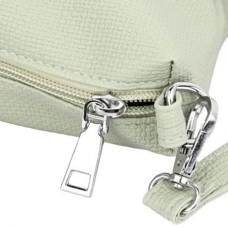 STYLISH 2PCS PU LEATHER PURE COLOR MULTIFUNCTIONAL STRAP WOMEN BUCKET BAG (LIGHT GREEN)