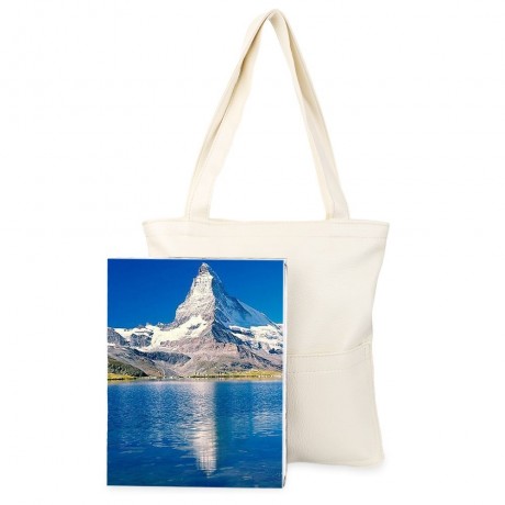 CHIC SOLID COLOR PU LEATHER DOUBLE POCKET MULTIFUNCTIONAL STRAP WOMEN BUCKET BAG (WHITE)