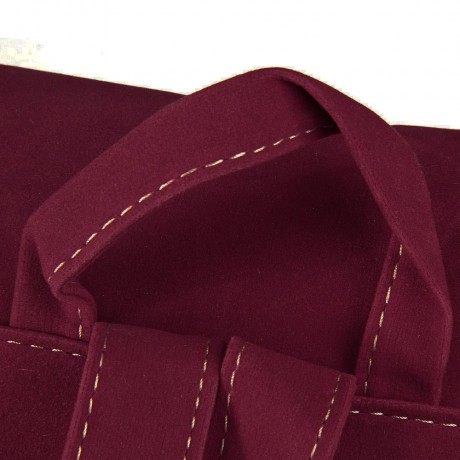 RETRO ENGRAVING AND FRINGE DESIGN WOMEN'S SATCHEL (RED)