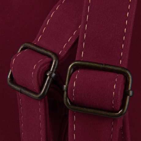 RETRO ENGRAVING AND FRINGE DESIGN WOMEN'S SATCHEL (RED)