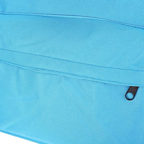 EMBROIDERY LETTER EMBELLISHMENT SOLID COLOR VERTICAL ZIPPER BACKPACK FOR WOMEN (BLUE)