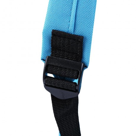 EMBROIDERY LETTER EMBELLISHMENT SOLID COLOR VERTICAL ZIPPER BACKPACK FOR WOMEN (BLUE)