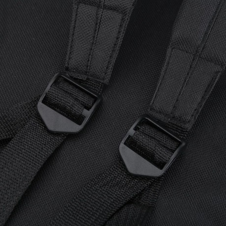 STITCHWORK LETTER MOON OXFORD PORTABLE BACKPACK FOR UNISEX (BLACK)