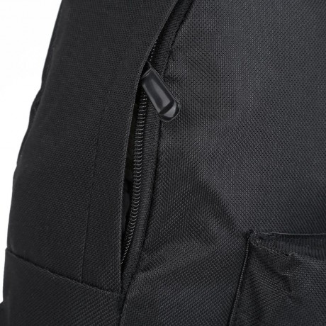 STITCHWORK LETTER MOON OXFORD PORTABLE BACKPACK FOR UNISEX (BLACK)