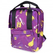 TRENDY GIRL GRAFFITI PRINT OXFORD HANDBAG TOTE PORTABLE BAG TRAVEL SHOPPING SCHOOL BACKPAC