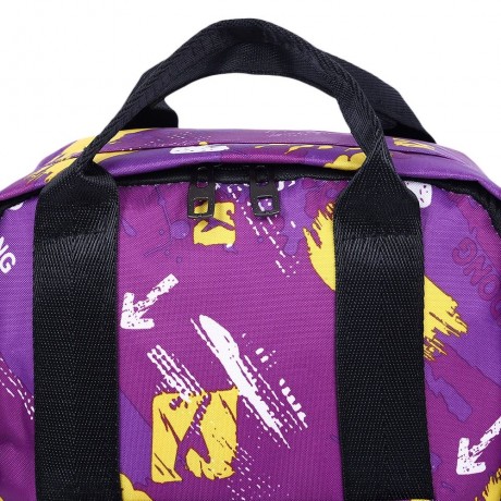 TRENDY GIRL GRAFFITI PRINT OXFORD HANDBAG TOTE PORTABLE BAG TRAVEL SHOPPING SCHOOL BACKPAC